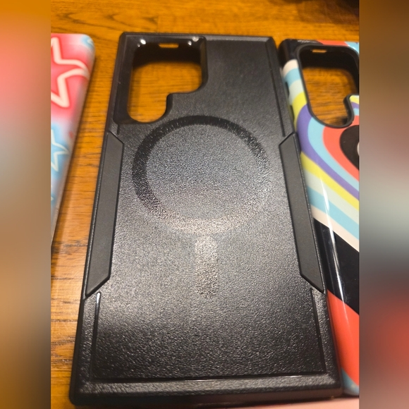 Lot Of 5 Phone Cases For Galaxy S24 Ultra - Black, Pink, Teal, Fizzarolli, Heart - Picture 4 of 9